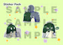 draw custom sticker pack for you